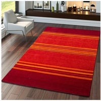 Teppich Gabbeh Handgefertigt Hochwertig Modern Wolle Meliert In Terrakotta, TT Home, rechteckig, Höhe: 13 mm orange rechteckig - 240 cm x 340 cm x 13 mm