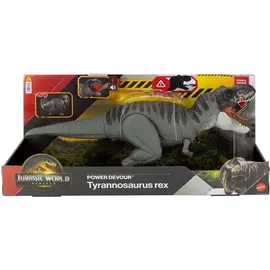 Mattel Jurassic World Rebirth Power Devour Tyrannosaurus Rex Spielfigur