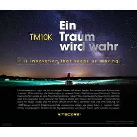 Nitecore Nitecore, TM10K weiß, M