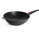 WOLL Guss-Wok- und Rührpfanne Diamond Lite – 32 cm H: 10 – Antihaftpfanne aus Aluminiumguss Ø Maße