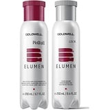 Elumen Goldwell Elumen Haarfarbe RR@all red, 200 ml und 250 ml Farbversiegelung mit 4 x Kerasilk Sachets, Proben.