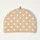 Homescapes Tea Cosy, – Stoff-Teewärmer Sterne beige, Design Teewärmer aus Baumwolle, isolierende Haube für Teekanne, Abdeckung für Tee- und Kaffeekannen