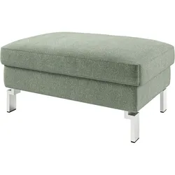 Polsterhocker 3C CANDY "Lecce", grün (oliv), B:90cm H:45cm, Hocker, Passend zur Serie Lecce