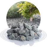 Diabas Ziersplitt grau 16-32 mm - 25 kg Sack