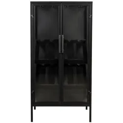 Zuiver Weinregal Rob Metall Schwarz