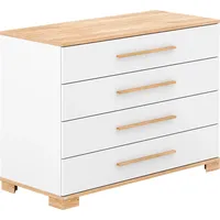 Paidi »YOLANDA in Weiß mit Eiche-Dekor, 4 Schubladen mit