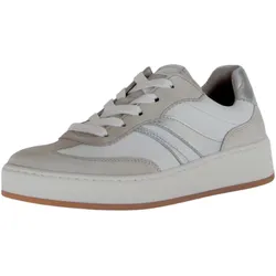 Sneaker GABOR COMFORT "Gabor Comfort Sneaker Nappaleder", Damen, Gr. 38,5, weiß, Nappaleder, casual, Schuhe