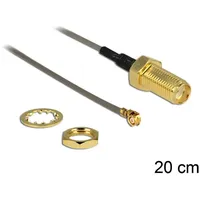 DeLock 88816 - WLAN Kabel, SMA Einbaubuchse, MHF/U.FL-LP-088