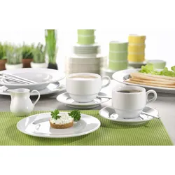 Caterado 6 x MERIDIAN Kaffee Untertasse 14,5cm,