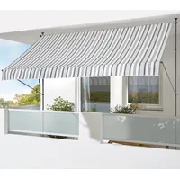 Konifera Klemmmarkise Breite/Ausfall: 300/150 cm grau