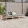 vidaXL Garten-Lounge-Set 3-tlg. braun