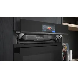Siemens HS958GCB1 - iQ700, Einbau-Dampfbackofen, 60 x 60 cm, Schwarz,