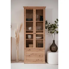 Finori Vitrine 80 x 200 x 45 cm Braun