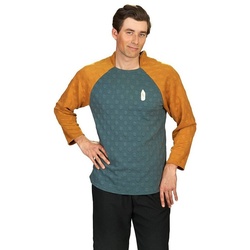 Metamorph Kostüm (T)Raumschiff Surprise Kork Shirt, Langärmeliges Oberteil zur Science Fiction-Parodie orange 46-48