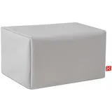 konsimo® RAMBE Gartentisch Abdeckung 200 x 100 x 20 cm Hellgrau
