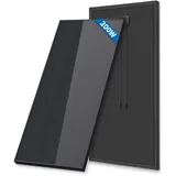 FIREFLY ENERGY 200W Monokristallines Solarpanel – Balkonkraftwerk in Schwarz für Wohnmobile, Boote, Anhänger, Wohnwagen, Marine und Off-Grid-Systeme