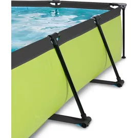 EXIT TOYS Lime Pool 300 x 200 x 65 cm mit Filterpumpe