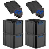 Proregal Eurobox NextGen Color mit Auflagedeckel & Aufbewahren, Aufbewahrungsboxen