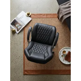 KADIMA DESIGN MONTEREY Echt-Leder Schwarz