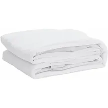 vidaXL Matratzenschoner Wasserdicht 140 x 200 cm Weiß