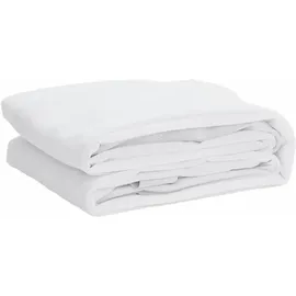 vidaXL Matratzenschoner Wasserdicht 140 x 200 cm Weiß