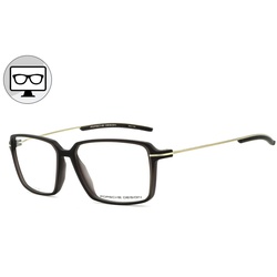 PORSCHE Design Brille Blaulichtfilter Brille, Blaulicht Brille, Bildschirmbrille, Bürobrille, Gamingbrille, ohne Sehstärke goldfarben