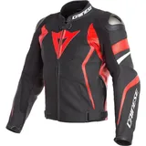 Dainese Avro 4 Lederjacke schwarz-rot, 46