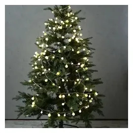 MARELIDA LED Lichterkette Berry 240 Mini Kugeln 3 Größen 18m Außen Deko Baumbeleuchtung