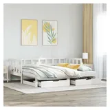 vidaXL Tagesbett 90 x 200 cm Weiß