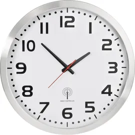 EUROTIME Funk Wanduhr 50,0 cm 56863 weiß