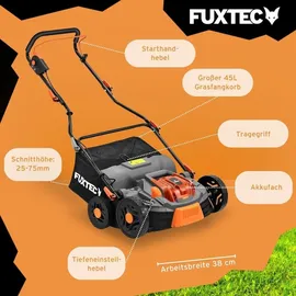 FUXTEC FX-E2VE38SET inkl. 2 x 20,0 V Akku