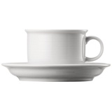 Thomas Thomas' – Becher Hoch und Untertasse Kaffee Trend Weiss
