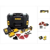 DeWalt DCS 355 M2 Akku Oszillierer Multitool 18 V Brushless + 2x Akku 4,0 Ah + Ladegerät + Zubehör + TSTAK