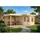 Alpholz Gartenhaus 5-Eck Pepe 4,22 x 2,74 m Beige