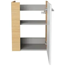 Fackelmann Waschbeckenunterschrank 44 x 60 x 24,3 cm Weiß