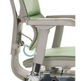 HJH Office Ergohuman Slim G Gen2 Netzstoff Grün