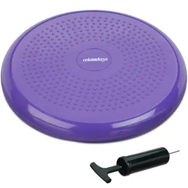 Relaxdays Balance Kissen 33 cm mit Luftpumpe