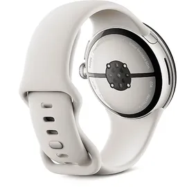 Google Pixel Watch 3 45 mm Bluetooth polished silver Sportarmband porcelain