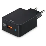 Hama Schnellladegerät USB-A 19,5 W Schwarz