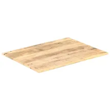 vidaXL Tischplatte Massivholz Mango 15-16 mm 70x60 cm