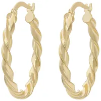 Firetti Paar Creolen »Schmuck Geschenk Gold 375 Ohrschmuck Creole«,