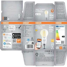 Osram SMART+ Matter Leuchtmittel E14 4 W warmweiß