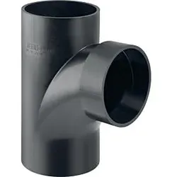 Geberit Pe Bogenabzweig 367163161 DN 100/100, 88,5Grad, mit Innenradius, PE-HD