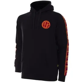AS Roma AS Rom Kapuzensweatshirt 2023 Schwarz Herren Gr. L