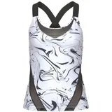 LASCANA Funktionsshirt Marble Schwarz/Weiß 48/50