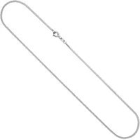 Kette ohne Anhänger JOBO Halsketten Gr. Weißgold 333, Länge: 50 cm, weiß (weißgold 333) Damen Ketten ohne Anhänger