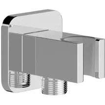 CHRIS BERGEN Wandanschlussbogen Messing mit Rückflussverhinderer