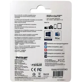 Patriot EP V30 A1, 512 GB; MicroSDXC,