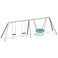 Playparc Schaukelanlage mit Vogelnest ""Metall"", Aufhängehöhe 245 cm