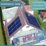 PV-Komplettset Schrägdach - 6 kWp